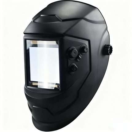 Large View Auto Darkening Welding Helmet, Blue Light Blocking, 1/1/1/1 True Color Solar Powered Welder Hood Mask with 4 Arc Sensors, Wide Shade 3/5-9/9-13 for TIG MIG ARC CUT and GRIND