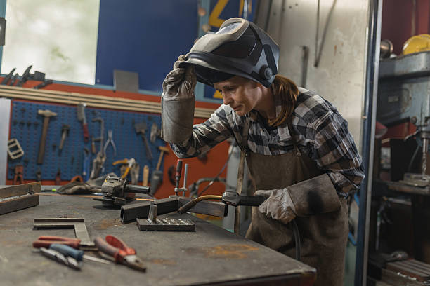Welding helmets ensure work safety