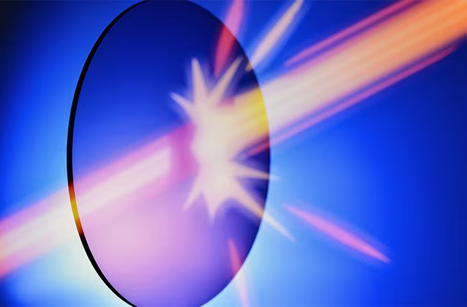 Blocks harmful blue light.